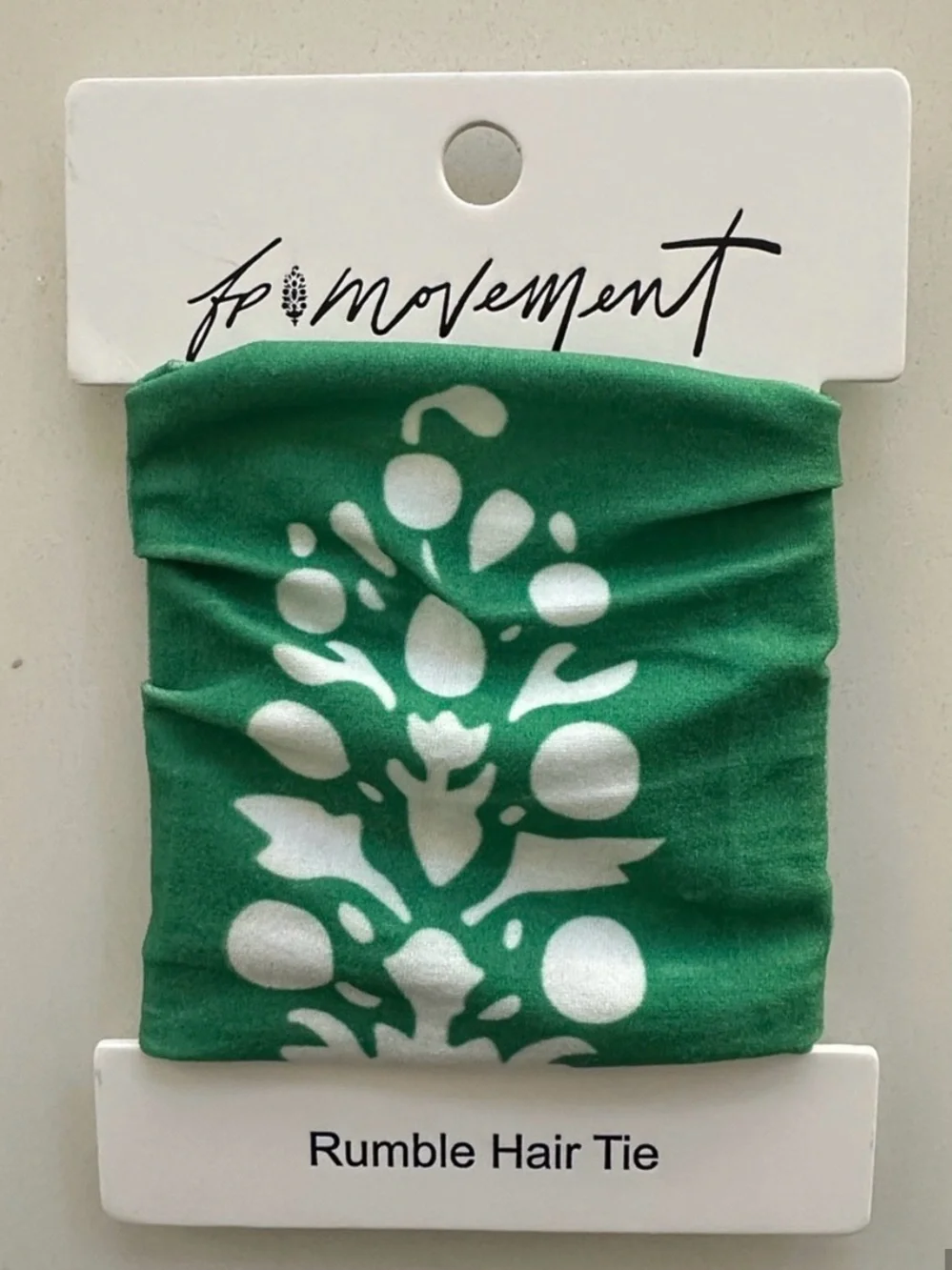 Free People Rumble Hair tie. NWT. Green